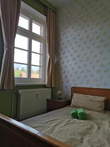 Katil atau katil-katil dalam bilik di Ferienwohnung in der Ciderwirtschaft