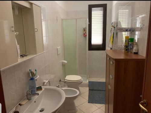 Koupelna v ubytování Torre Lapillo