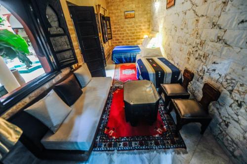 Posezení v ubytování Riad Errabii & Spa