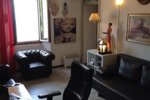 Χώρος καθιστικού στο Appartamento Vista Lago di Como - Italia