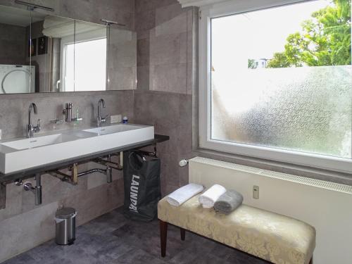 Ένα μπάνιο στο Ahrterrassen Penthouse