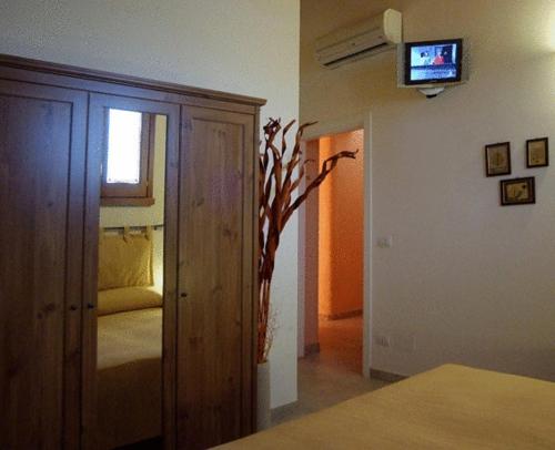 Televisyen dan/atau pusat hiburan di Agriturismo Le Vedute