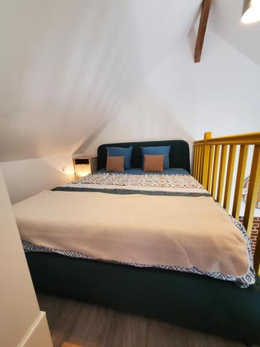 Postel nebo postele na pokoji v ubytování La Suite du Hameau