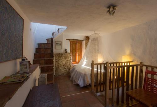 Posteľ alebo postele v izbe v ubytovaní Casa en fortaleza medieval
