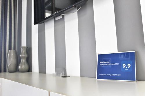 TV o dispositivi per l'intrattenimento presso Cosenza Luxury Apartment