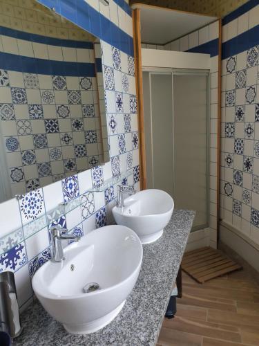 Bathroom sa Château de Saint Bonnet les Oules