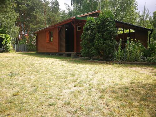 domki domek na jeziorem Wilczyńskim Budzisławskim , las, osobno ogrodzony 2-6 osób- klimatyzacja, ogrzewanie, 62-550 Zygmuntowo gm Wilczyn