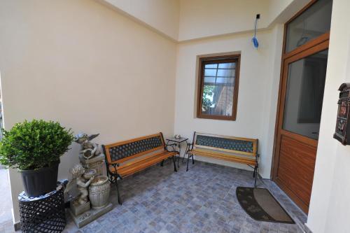 Ein Sitzbereich in der Unterkunft BLISS HOUSE Oradea