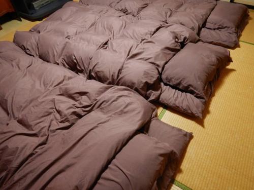 Кровать или кровати в номере プライベートヴィラ岐阜高山