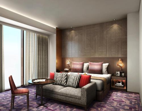 Istumisnurk majutusasutuses Somerset Central Salcedo Makati