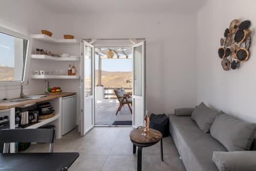 Χώρος καθιστικού στο Miramare Suites Mykonos