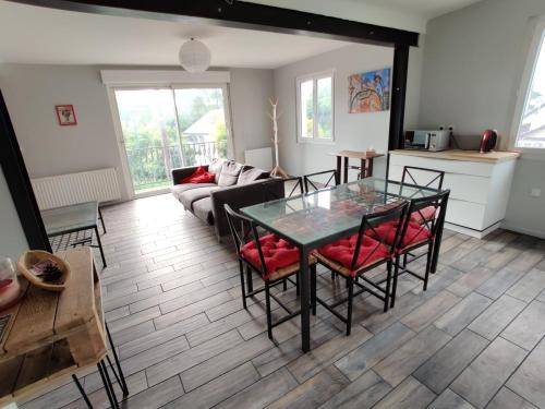 Kuchyň nebo kuchyňský kout v ubytování Pilets de la baie d'Authie