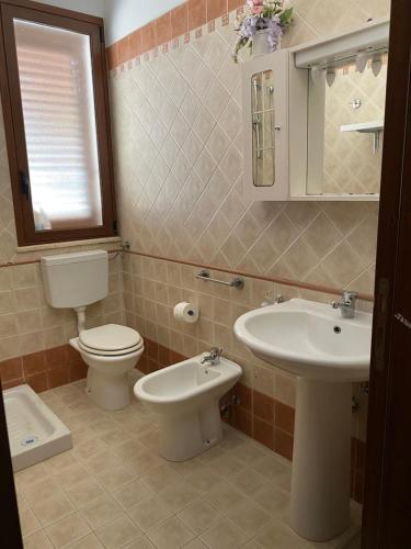 Koupelna v ubytování Villa Piruzzu CV Torre Mulinazzo app P