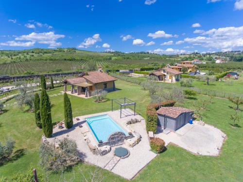 an estate with a swimming pool and a house at Villa Cipresso by Interhome in Sutri