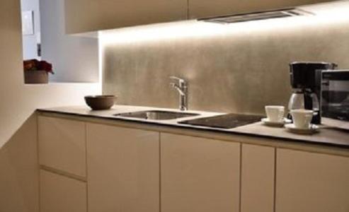 A kitchen or kitchenette at Apartments Hidden paradise Rovinj