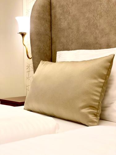 Letto o letti in una camera di Borostyán Panzió