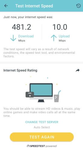 a screenshot of a cell phone with a text increment speed at Condesa in Tirana