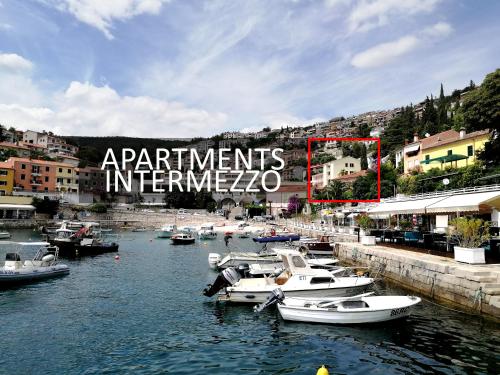 Apartment Angie - Intermezzo with sea view in center of Rabac