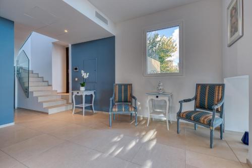 Χώρος καθιστικού στο Villa sur les hauteurs de Nice, proche centre