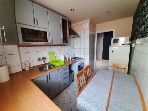 Kuchyňa alebo kuchynka v ubytovaní Apartament na Podwalu