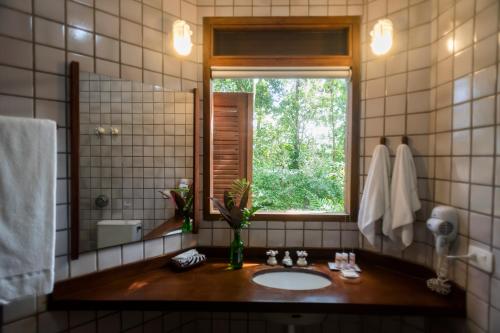 Koupelna v ubytování Guest House Ilha Splendor