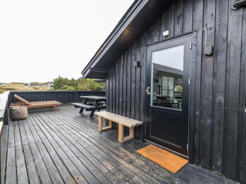 Μπαλκόνι ή βεράντα στο 4 person holiday home in Fanø