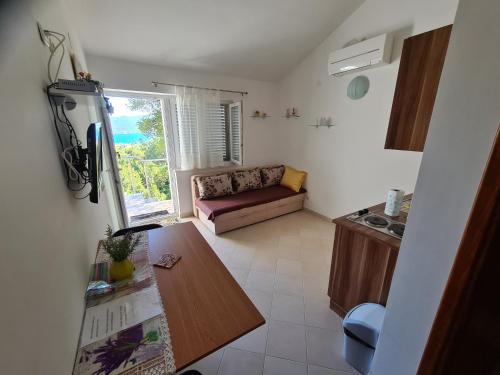 Posezení v ubytování Apartmani Božana Viganj