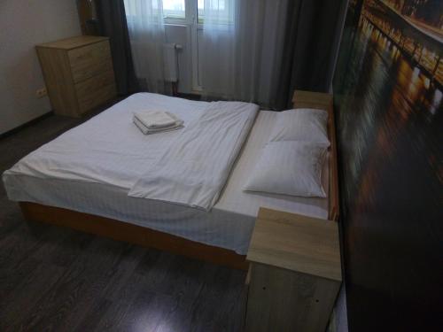 Cama o camas de una habitación en Apartment Flagman