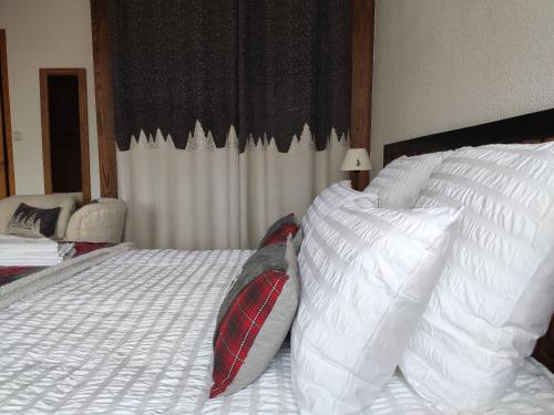 Cama o camas de una habitación en La Source Du Pré Masset