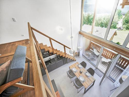 Posezení v ubytování Galeriewohnung Hechelstein 105