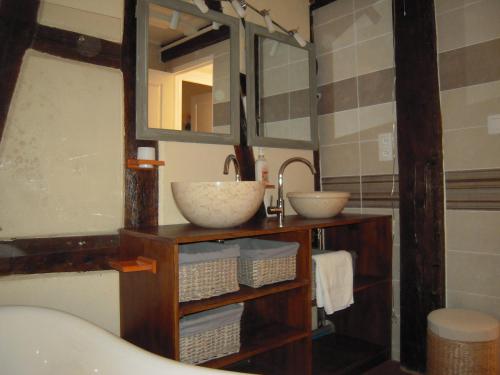 Ένα μπάνιο στο Appartement Le Chez Soi Riquewihr