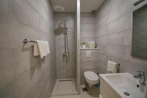 Koupelna v ubytování Family apartment Manuela - Baška Voda