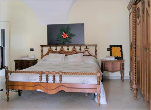 מיטה או מיטות בחדר ב-CasaViva - Grazioso Bilocale in Franciacorta