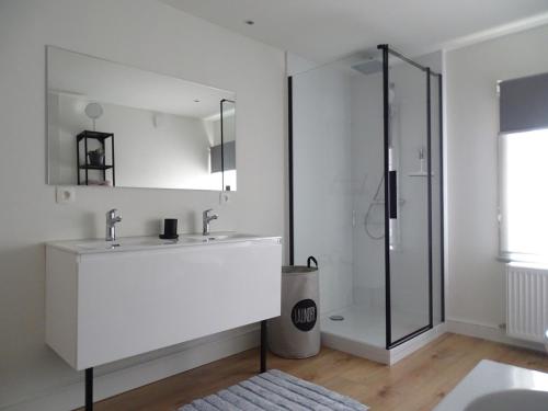 Koupelna v ubytování Vakantiewoning Mèzik