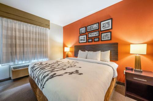 Ένα ή περισσότερα κρεβάτια σε δωμάτιο στο Restwell Inn & Suites I-45 North