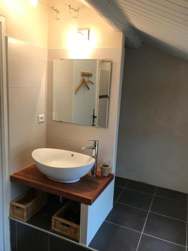 A bathroom at Chambre Olivette Mas Bel Esperance