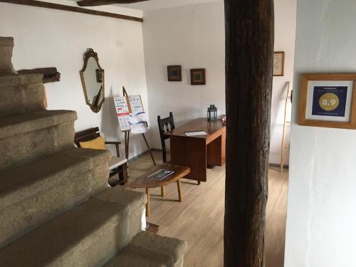 Χώρος καθιστικού στο Casa das Andorinhas
