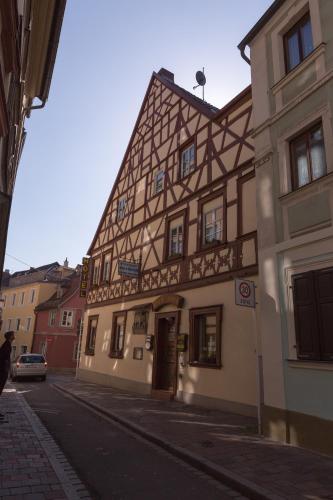 a building on the side of a street at Hotel Alt Bamberg in Bamberg