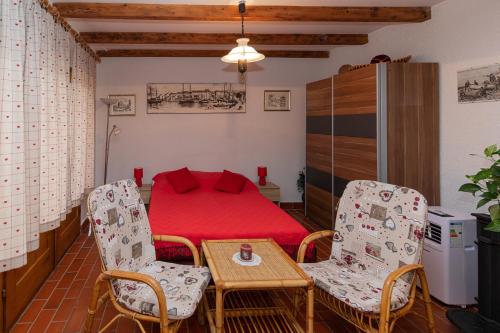 Posezení v ubytování Casa Oleander