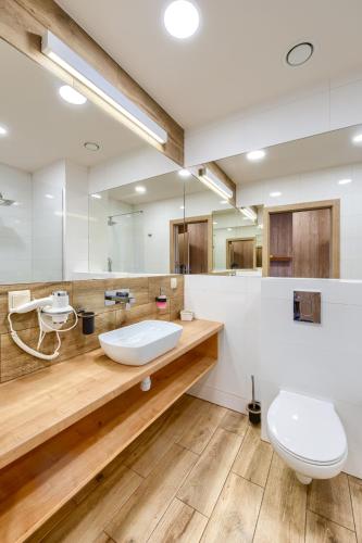 Koupelna v ubytování Hotel Wena