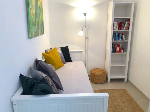 Ένα ή περισσότερα κρεβάτια σε δωμάτιο στο Gästeapartments Rossatz