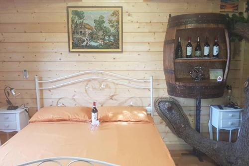 Casa sull'Albero Treehouse Costa dei Trabocchi tesisinde bir odada yatak veya yataklar