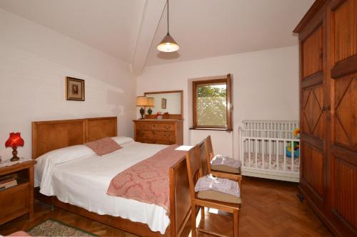 Postel nebo postele na pokoji v ubytování Casale Tigli