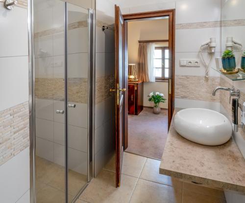 Vonios kambarys apgyvendinimo įstaigoje Hotel Aurus by Adrez