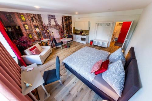 Χώρος καθιστικού στο Apartment 8