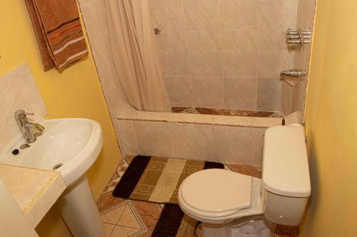 Bev's Rosevilla tesisinde bir banyo