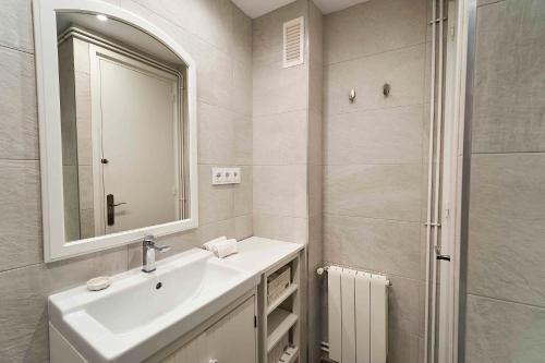 Et badeværelse på Apartamento Primera Linea de Mar con Espectaculares Vistas