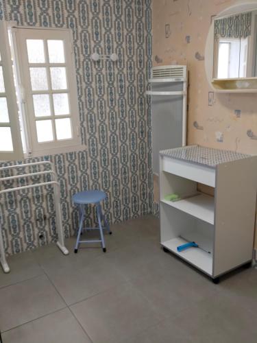 Dapur atau dapur kecil di gîte marin petit châtelet