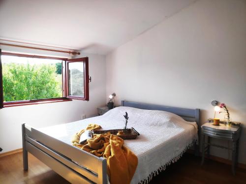 Postel nebo postele na pokoji v ubytování Apartment Soline