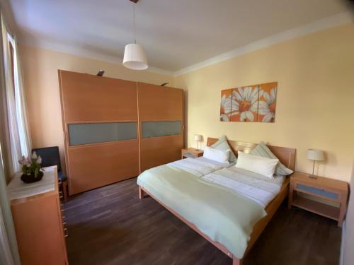Postel nebo postele na pokoji v ubytování Villa Sonntag